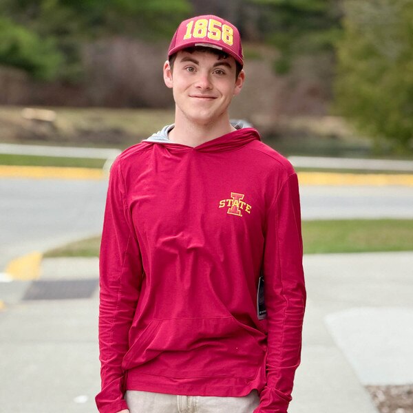 Colosseum I-State Cardinal Leto Hooded Sweatshirt front